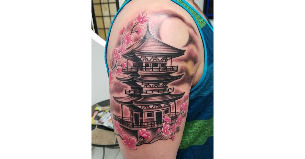 Temple of faith
half sleeve tattoo
