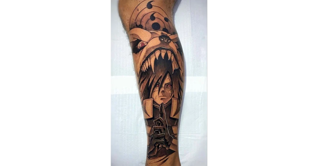 naruto fear arm tattoo