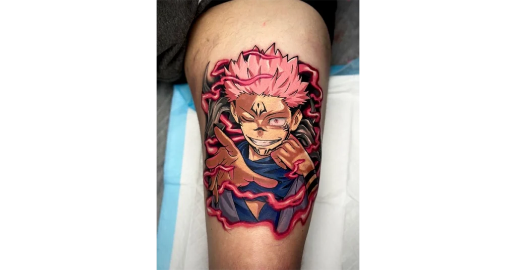 Black Pearl Tattoo Co. - Perfectly healed anime tattoo made by Jacob! |  Facebook