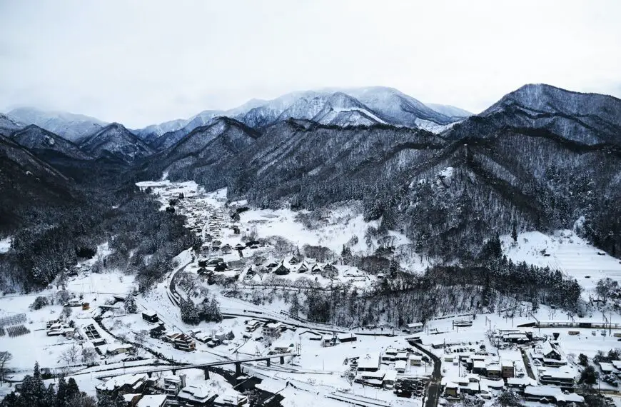 Japanese Winter Landscape