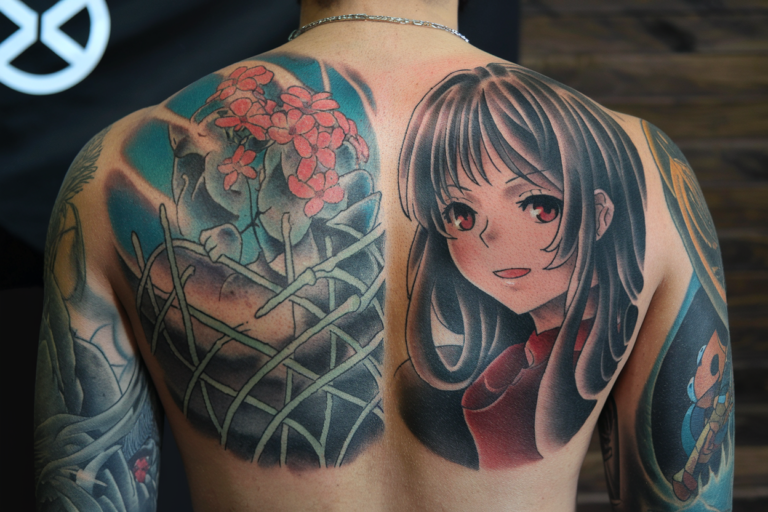 Anime Girl in Forest