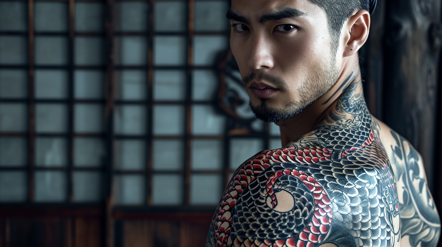 japanese snake tattoos