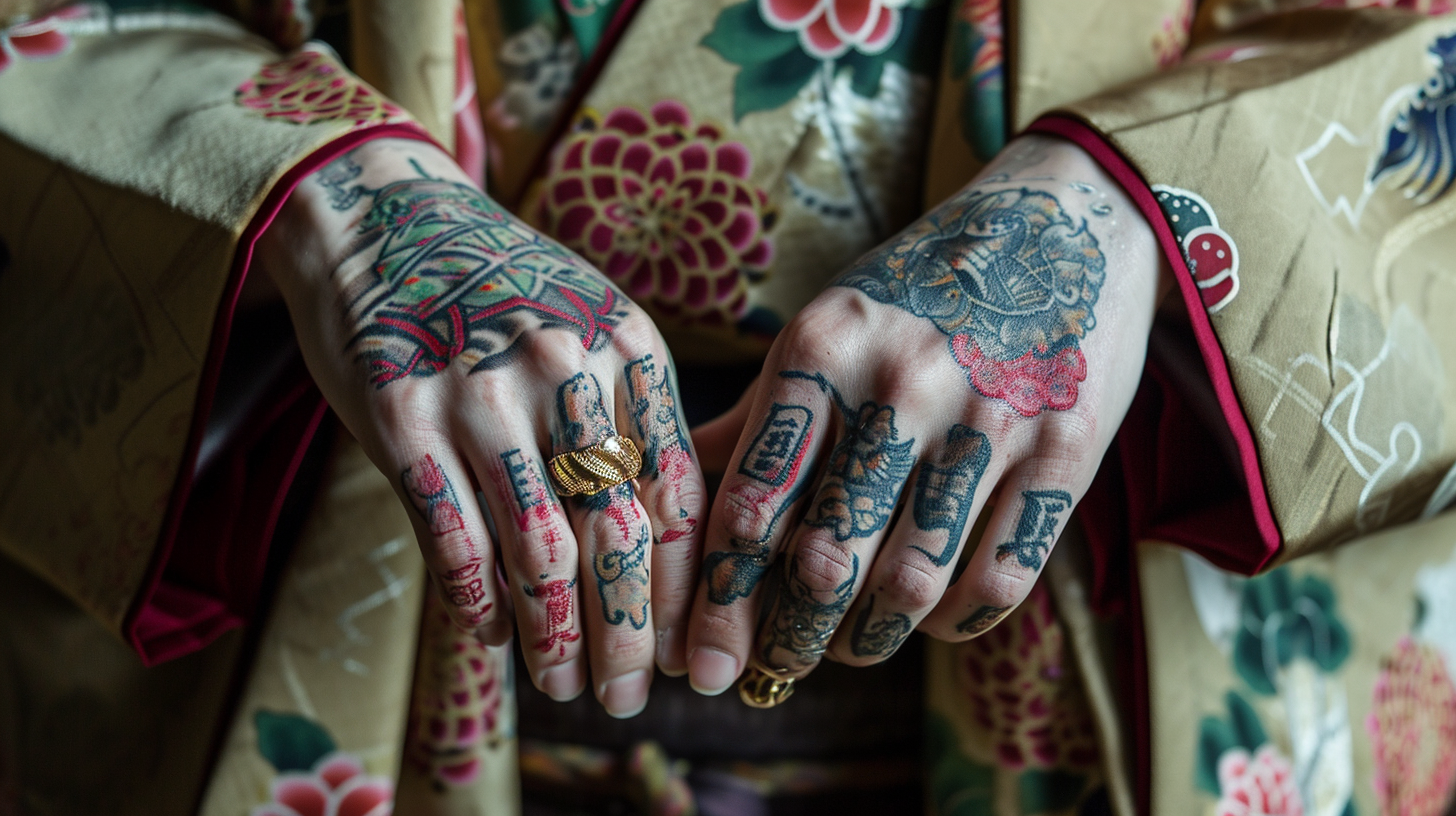japanese finger tattoos