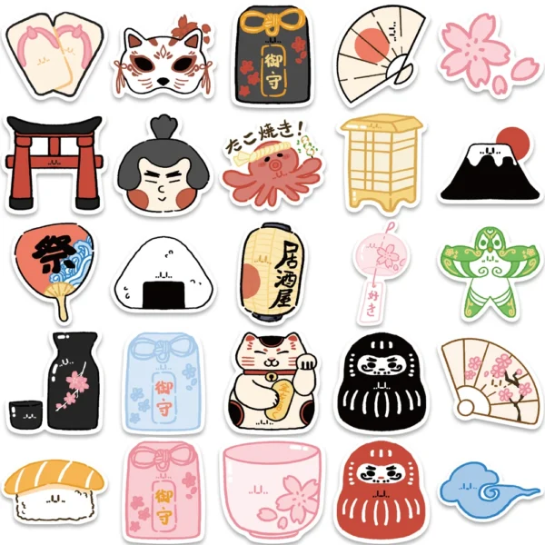 50Pcs-Japanese-Style-Stickers-Peace-Amulet-Carp-Streamer-Aesthetic-Decals-Graffiti-Stickers-Waterproof-Skateboard-Laptop-Kid-5
