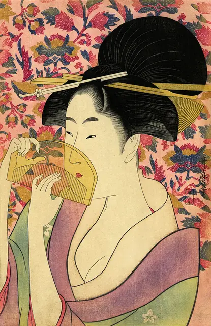 Vintage Japanese Geisha Oriental Canvas Painting Wall Art Pictures Japanese Woman Retro Poster And Prints