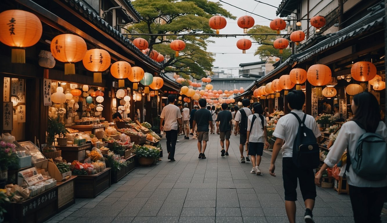 Osaka to Hiroshima: Exploring Japan's Must-Visit Cities 2024! 1 Osaka to Hiroshima street for shoping with several people and loons