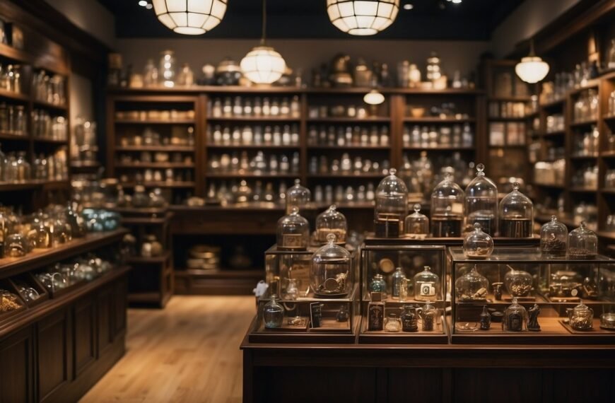Harry Potter Japan with a room full of glass and bottles