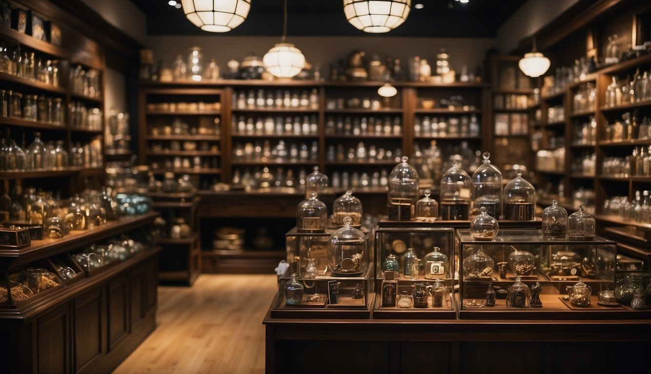 Harry Potter Japan with a room full of glass and bottles