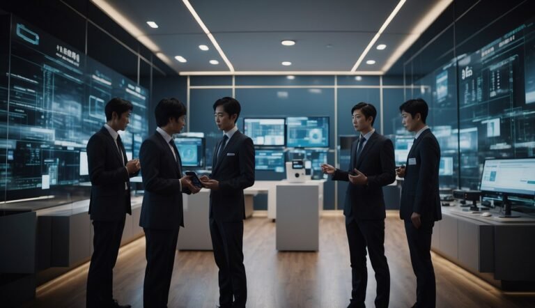 eSIM Japan with a room full of people disuss together