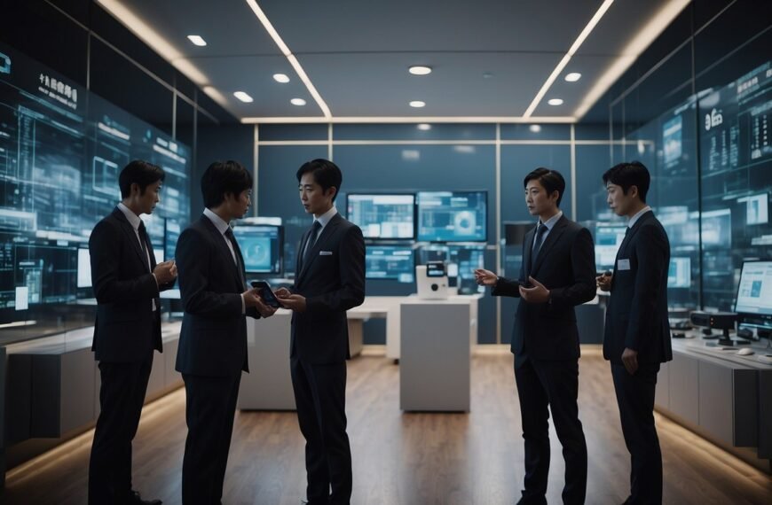 eSIM Japan with a room full of people disuss together