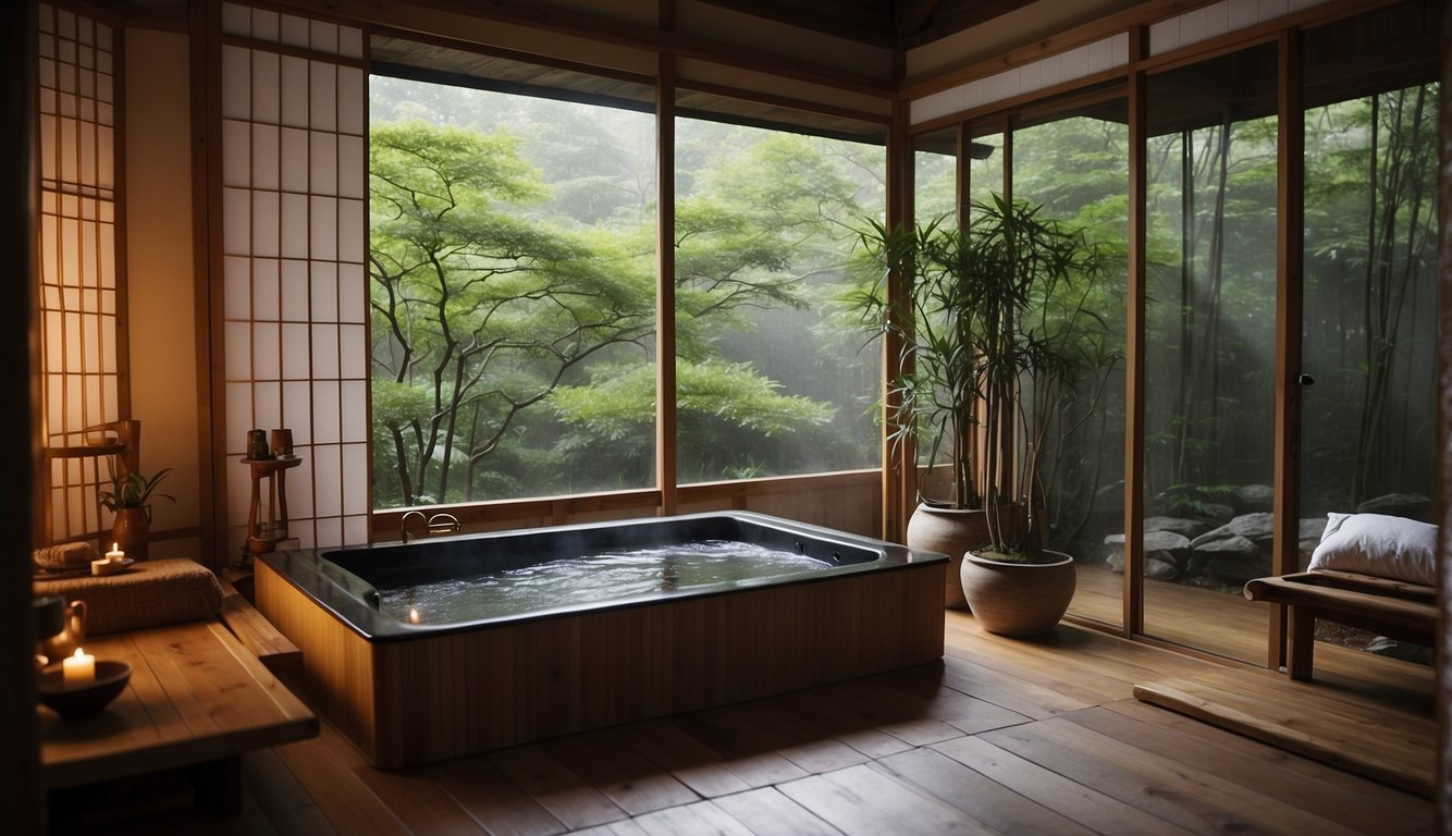Osaka Spa: Relax and Rejuvenate in the Heart of Japan 2024! 1 Osaka Spa with a bathtub in the middle of the room