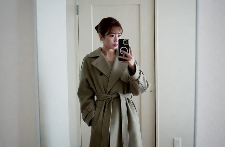 japanese women soft transitional season outfits