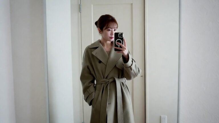 japanese women soft casual layering