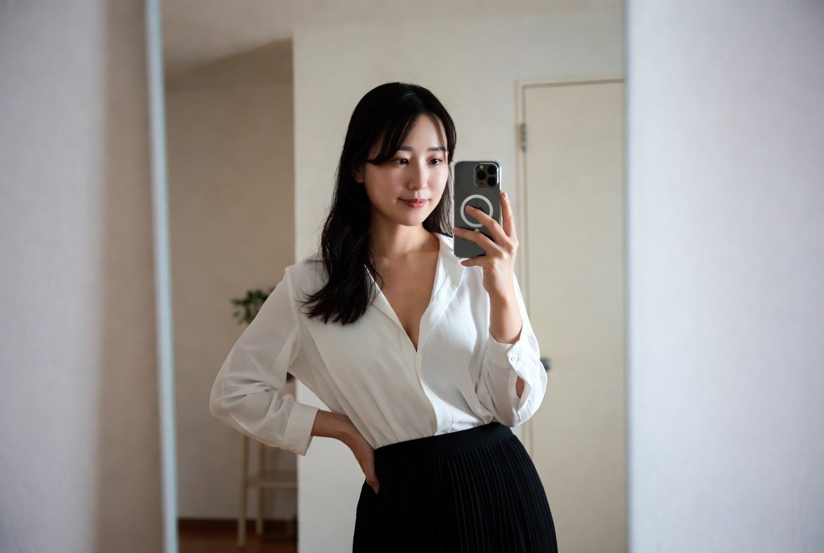 japanese women relaxed office outfits