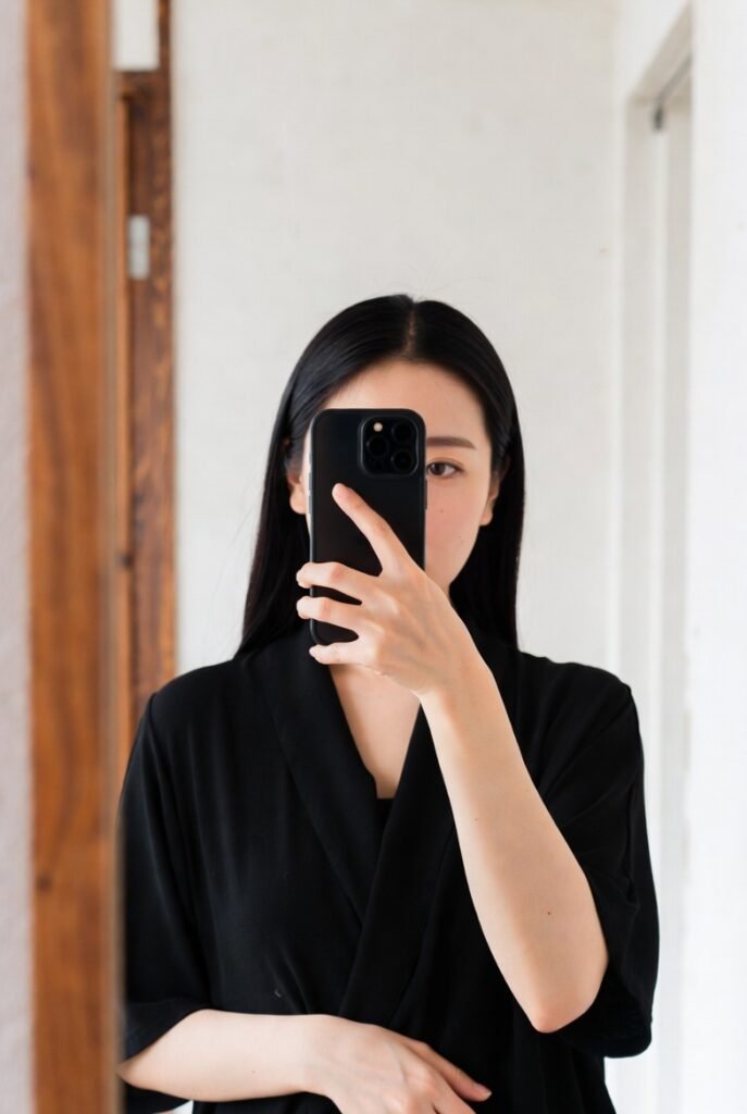 japanese women spring midi skirt outfits