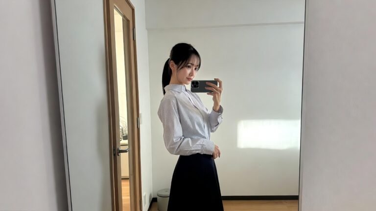 japanese women summer skirt outfits