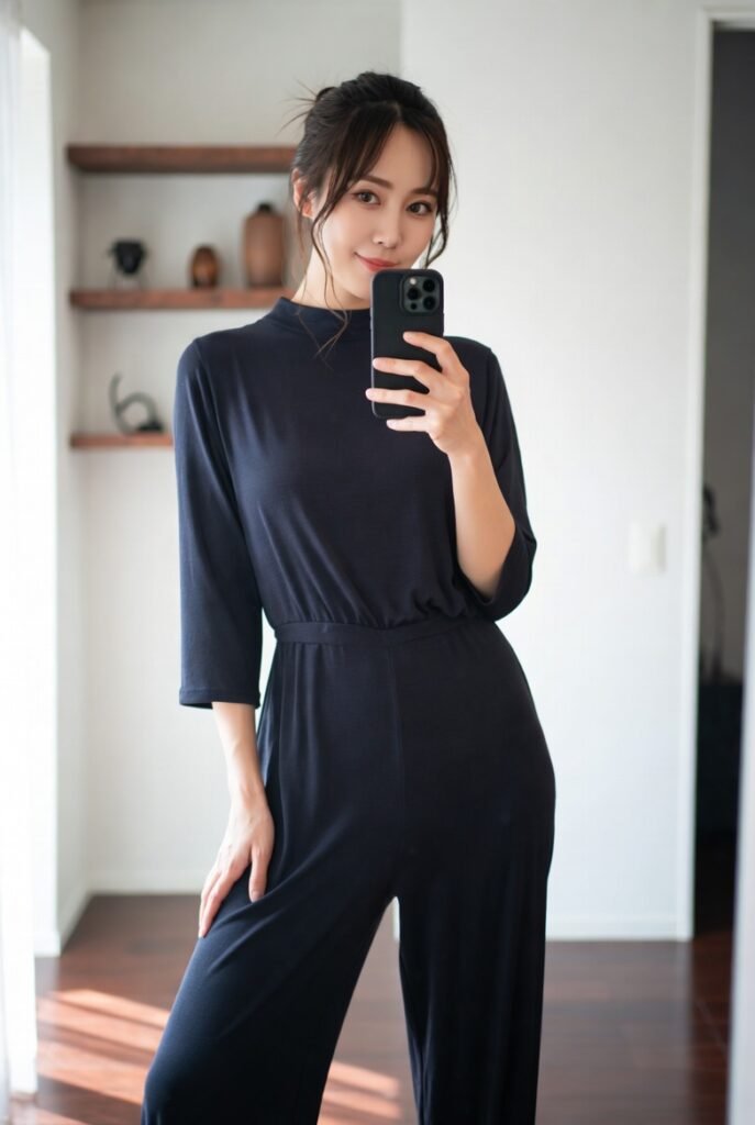 Japanese Women Spring Jumpsuit Outfits: 3 Comfortable & Polished Looks 2026! 3 Download 73 2